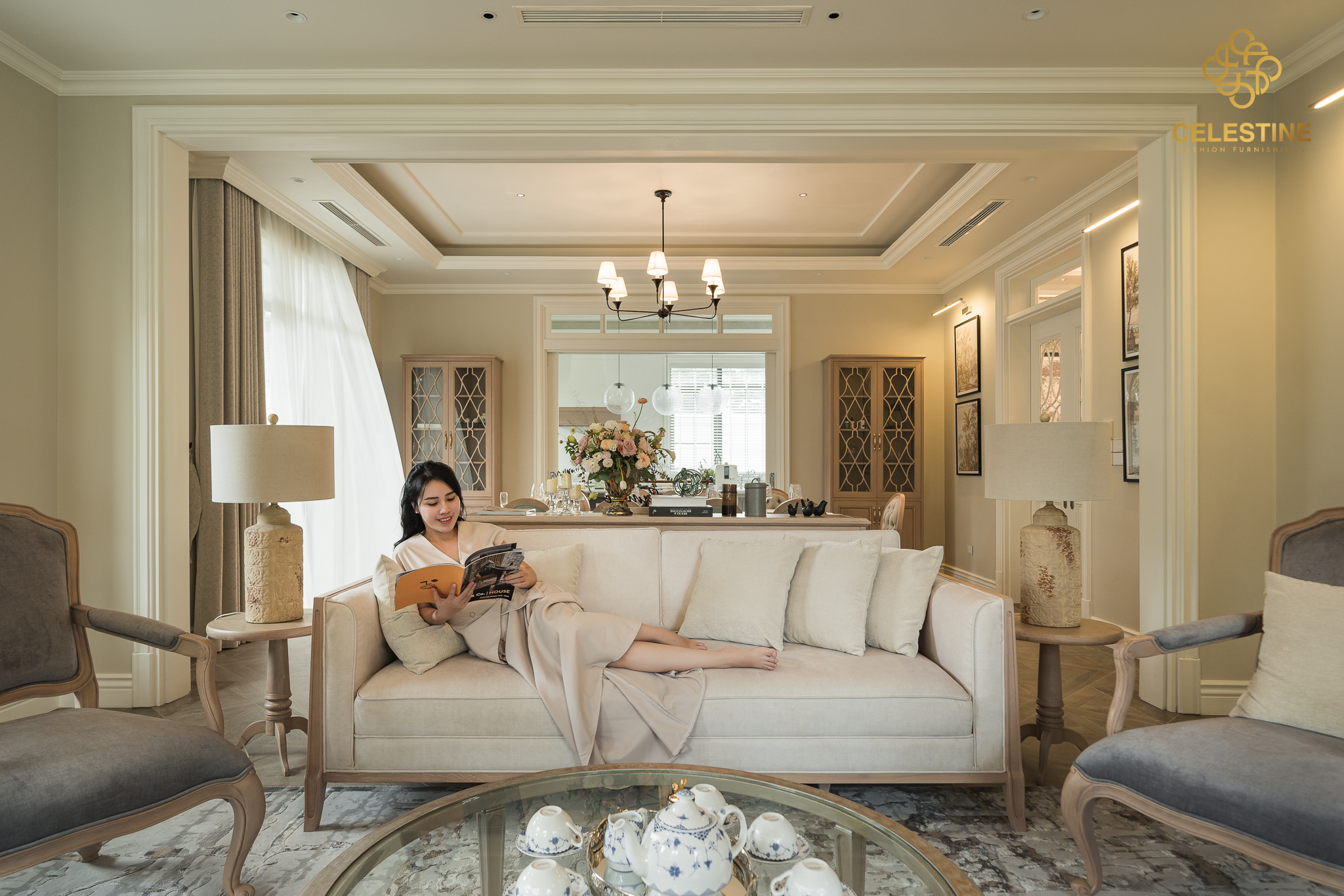 Sofa luxury phong cách Modern Classic