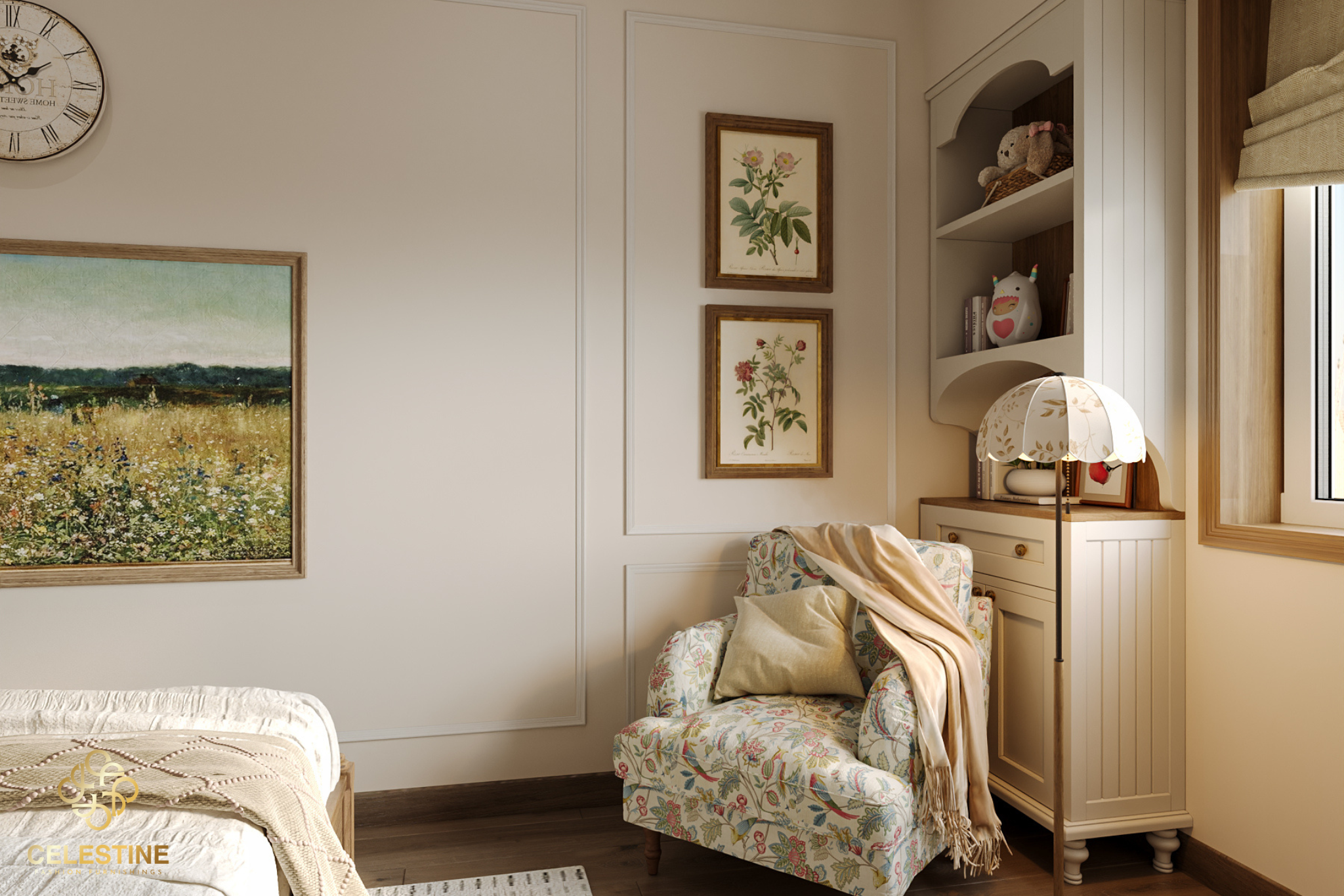 Armchair nhỏ gọn giúp tối ưu không gian nghỉ ngơi.