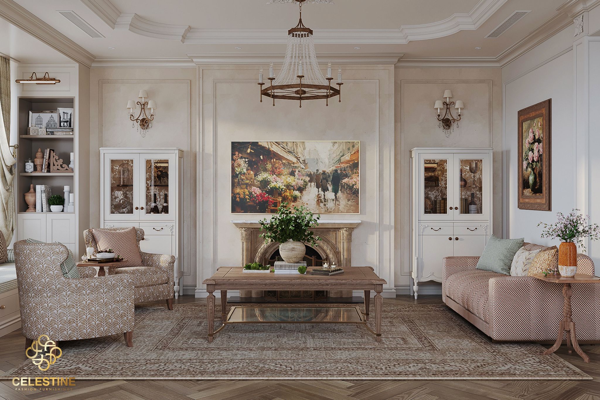 Bộ sofa cao cấp tạo điểm nhấn cho phòng khách