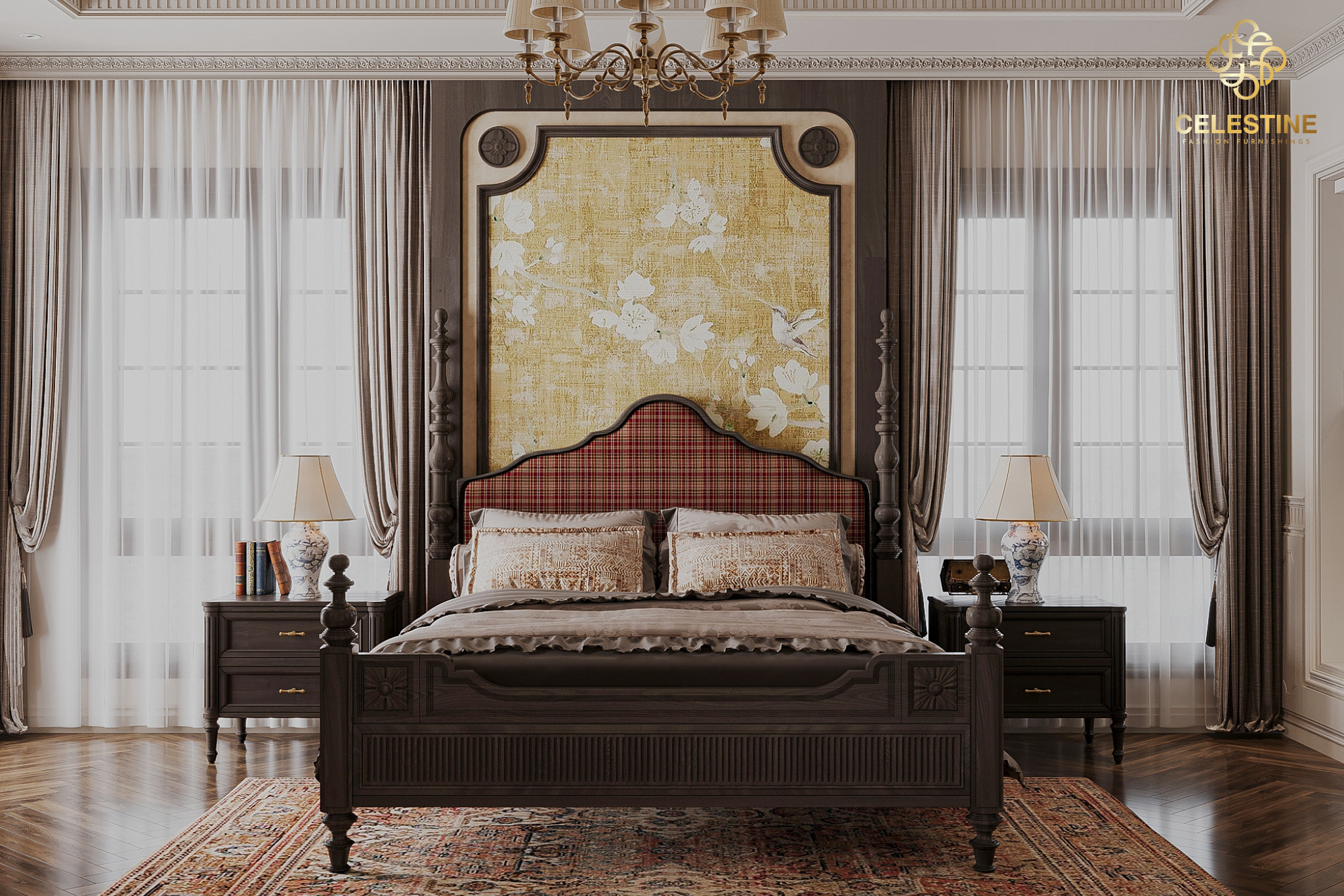 Phong cách Contemporary tạo nên phòng ngủ hiện đại và đầy tinh tế.