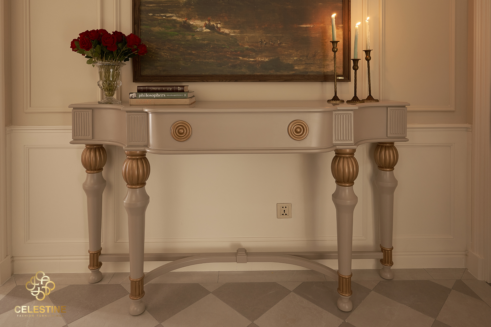 Bàn console phù hợp với nhiều phong cách nội thất
