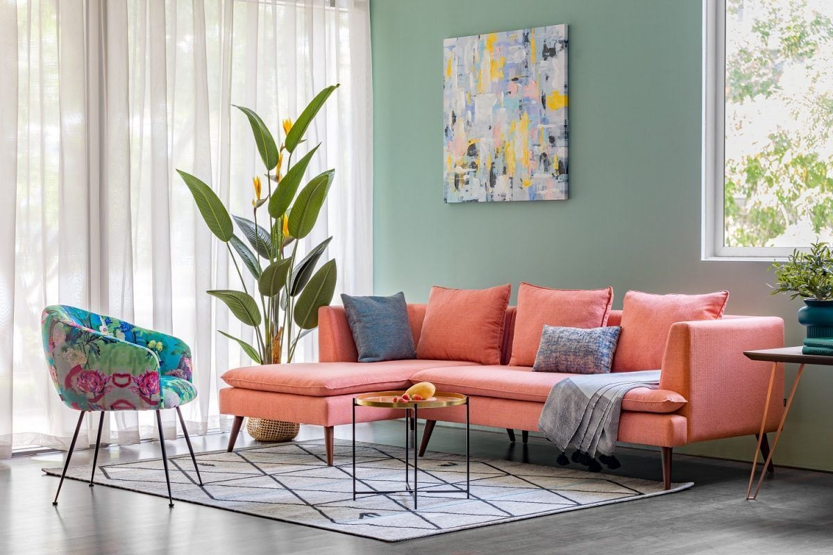 Sofa phòng khách tại Nhà Xinh