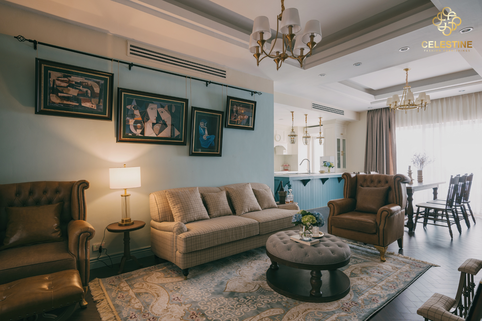 Decor được lựa chọn có chủ đích giúp căn hộ giữ được vẻ thanh lịch.