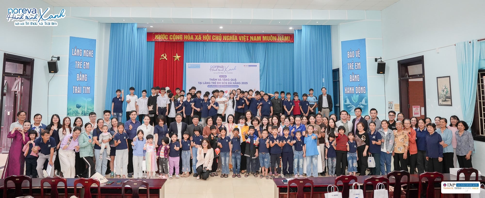 NOREVA HÀNH TRÌNH XANH - KẾT NỐI TRI THỨC ĐẾN TRÁI TIM TẠI LÀNG TRẺ EM SOS ĐÀ NẴNG