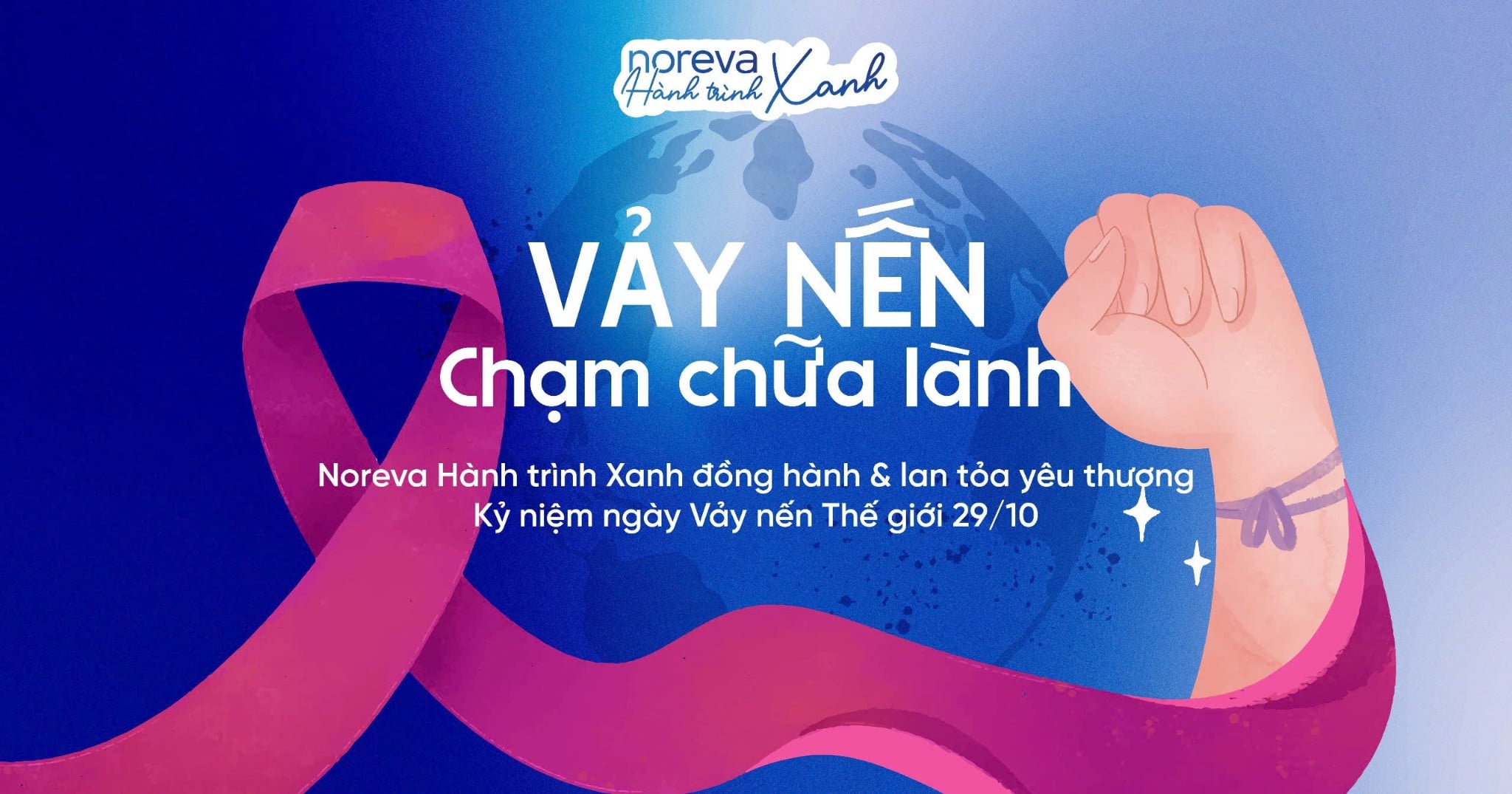 NOREVA HÀNH TRÌNH XANH ĐỒNG HÀNH & LAN TỎA YÊU THƯƠNG NHÂN KỶ NIỆM NGÀY VẢY NẾN THẾ GIỚI 29/10