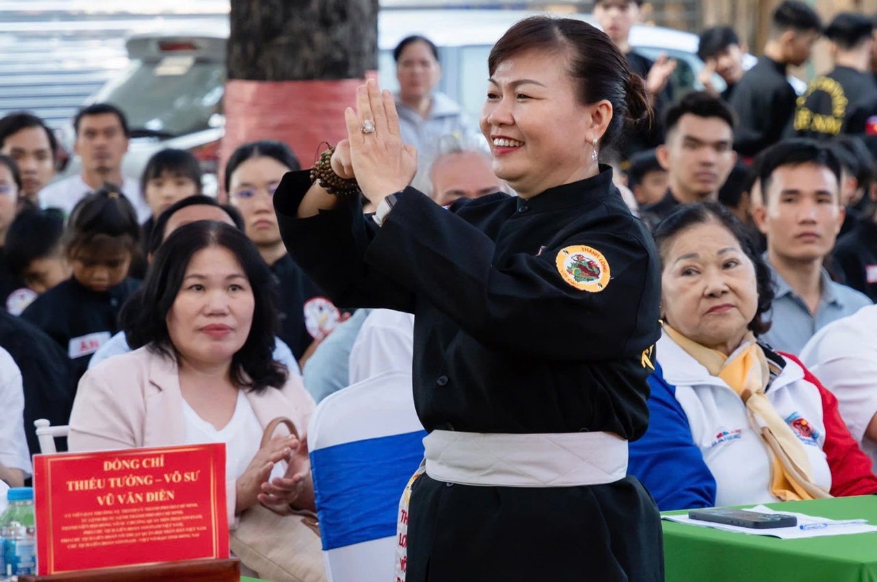 Võ sư Hà Thị Yến Oanh: Chủ tịch Liên đoàn Võ Cổ Truyền TP.HCM