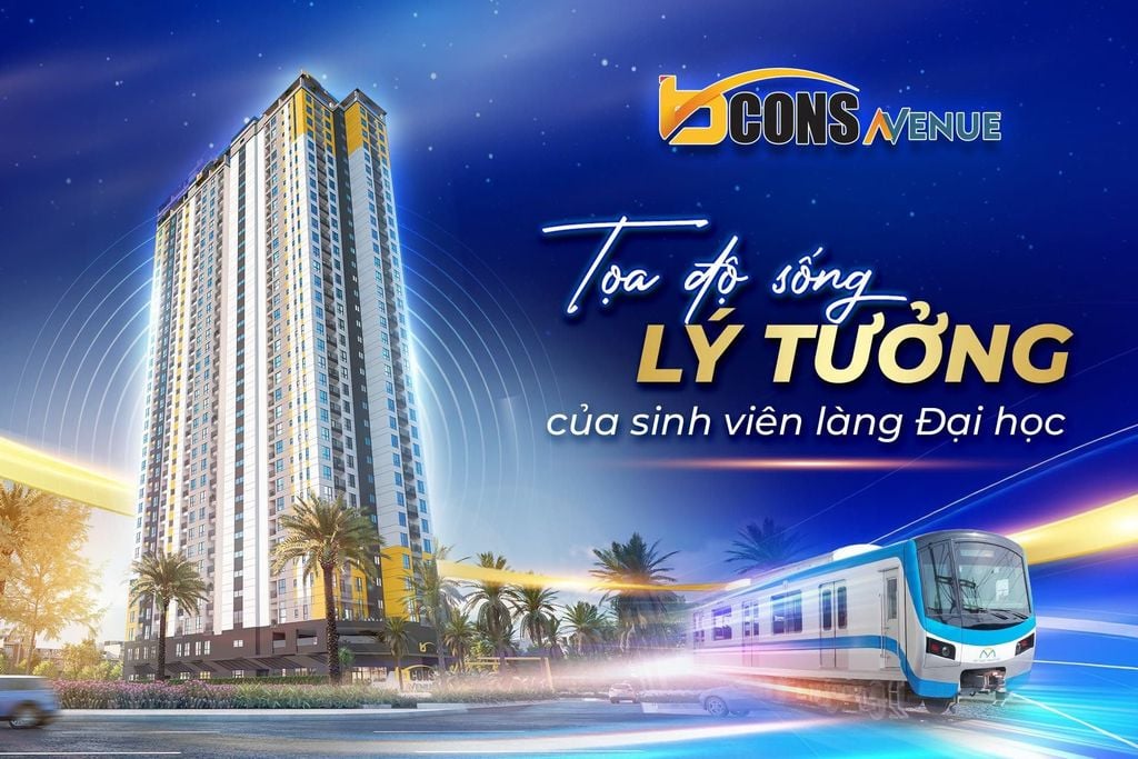 BCONS AVENUE: CĂN HỘ CHO THUÊ SÁT LÀNG ĐẠI HỌC TP.HCM