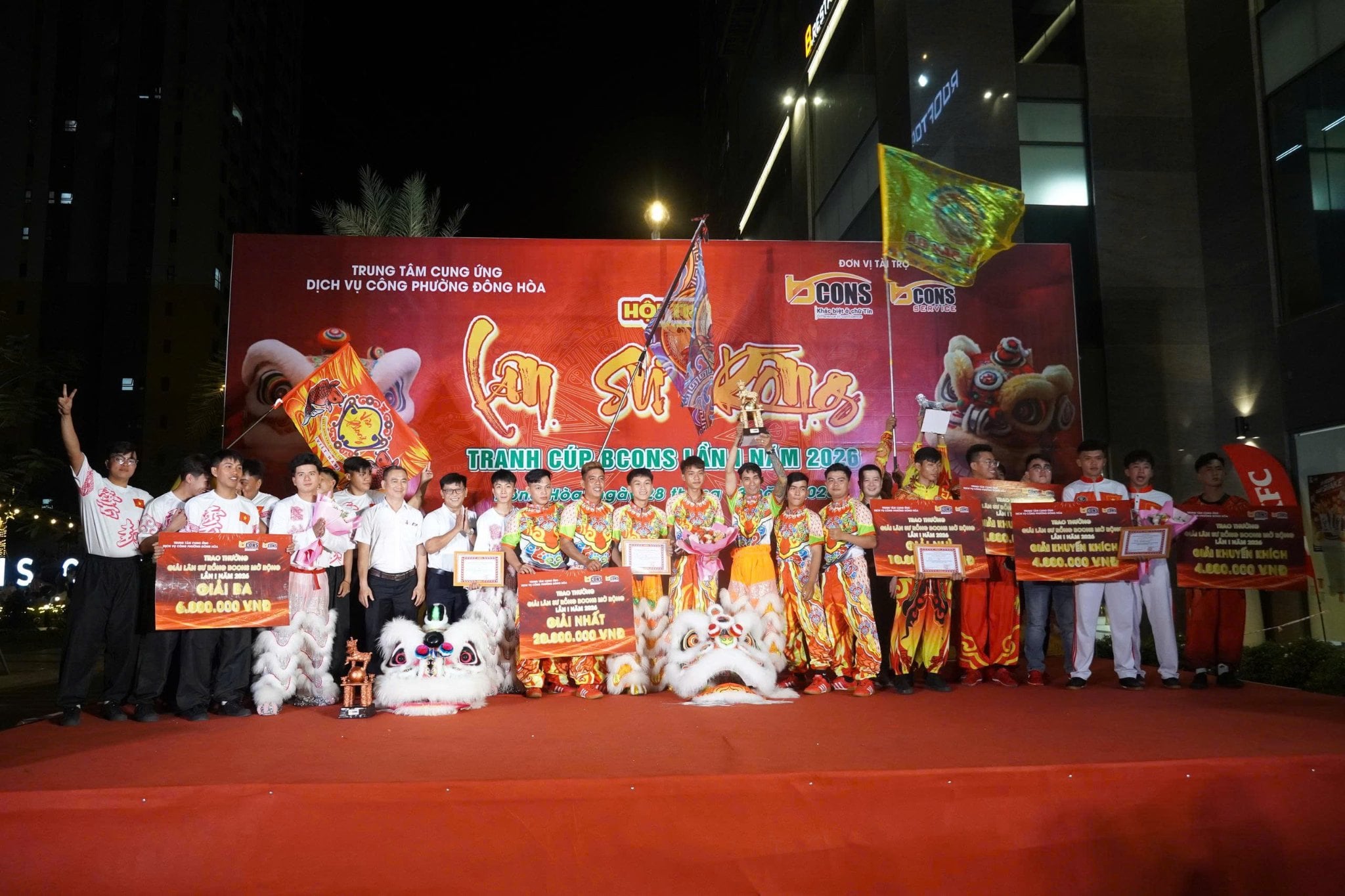SÔI ĐỘNG HỘI THI LÂN – SƯ – RỒNG TRANH CÚP BCONS CITY 2026