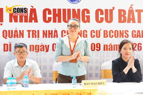 Toàn cảnh hội nghị Bcons Garden Toàn cảnh khu vực tiếp nhận và điều phối hội nghị