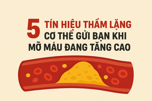 💥 5 “Tín hiệu thầm lặng” Cơ Thể Gửi Bạn Khi Mỡ Máu Đang Tăng Cao