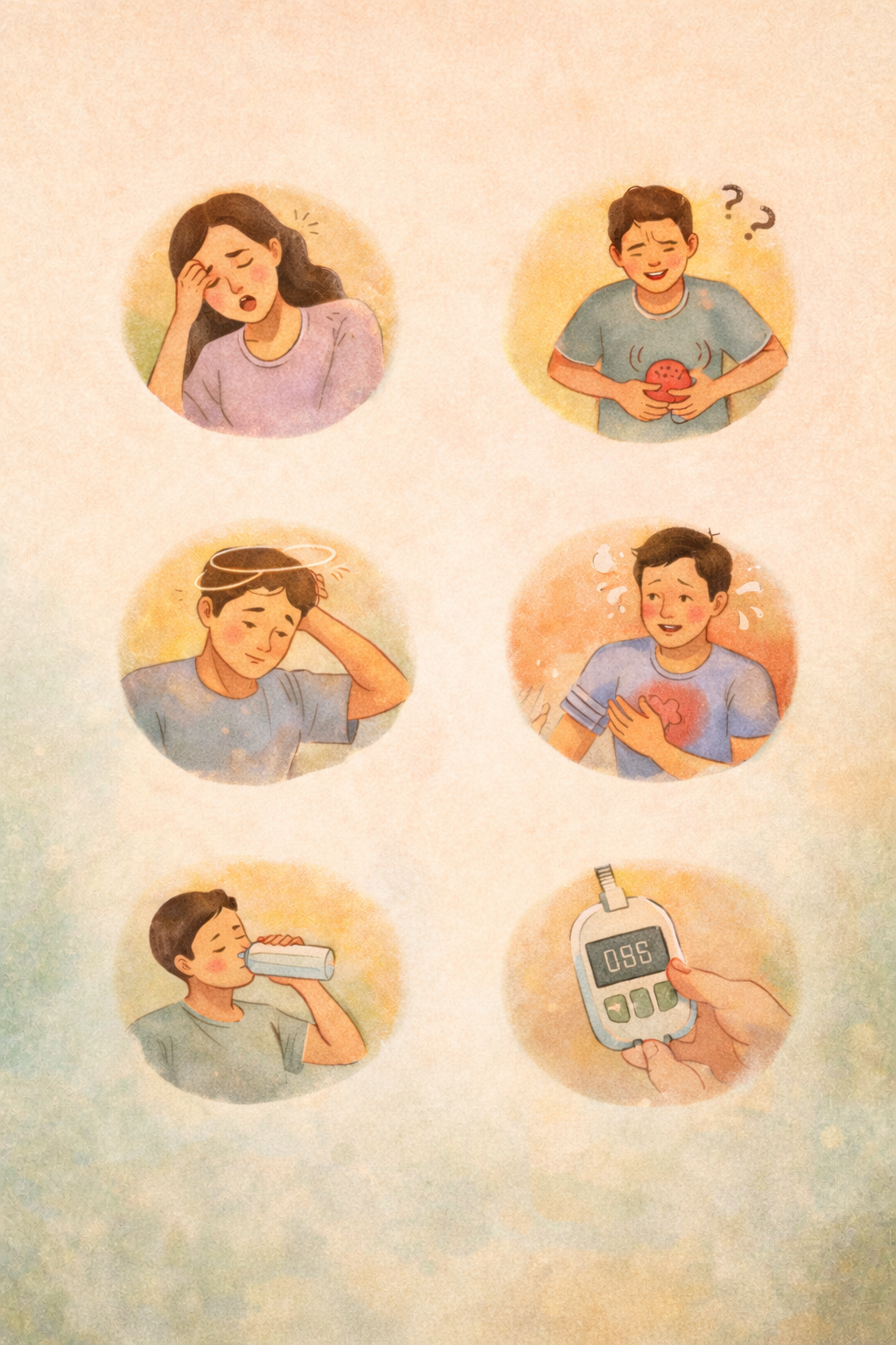 🌿 6 Dấu Hiệu Cơ Thể Đang “Kêu Cứu” Vì ĐƯỜNG HUYẾT LÊN XUỐNG BẤT THƯỜNG