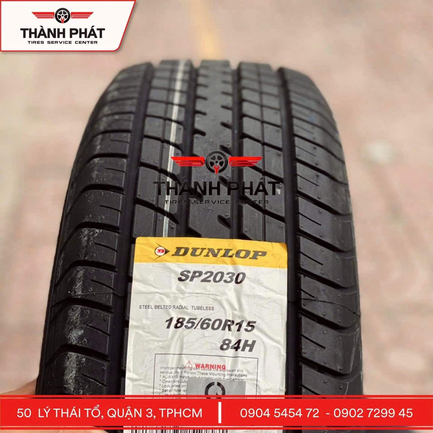 Dunlop 185/60R15 dòng lốp theo xe của Toyota Vios vẫn được quý khách hàng ưa chuộng