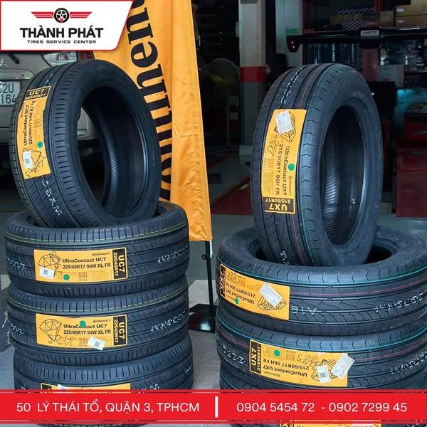 CONTINENTAL - HÃNG LỐP XE HÀNG ĐẦU TRÊN THẾ GIỚI VÀ DÒNG LỐP THEO XE CỦA NHIỀU THƯƠNG HIỆU NỔI TIẾNG NHƯ MERCEDES, BMW ...