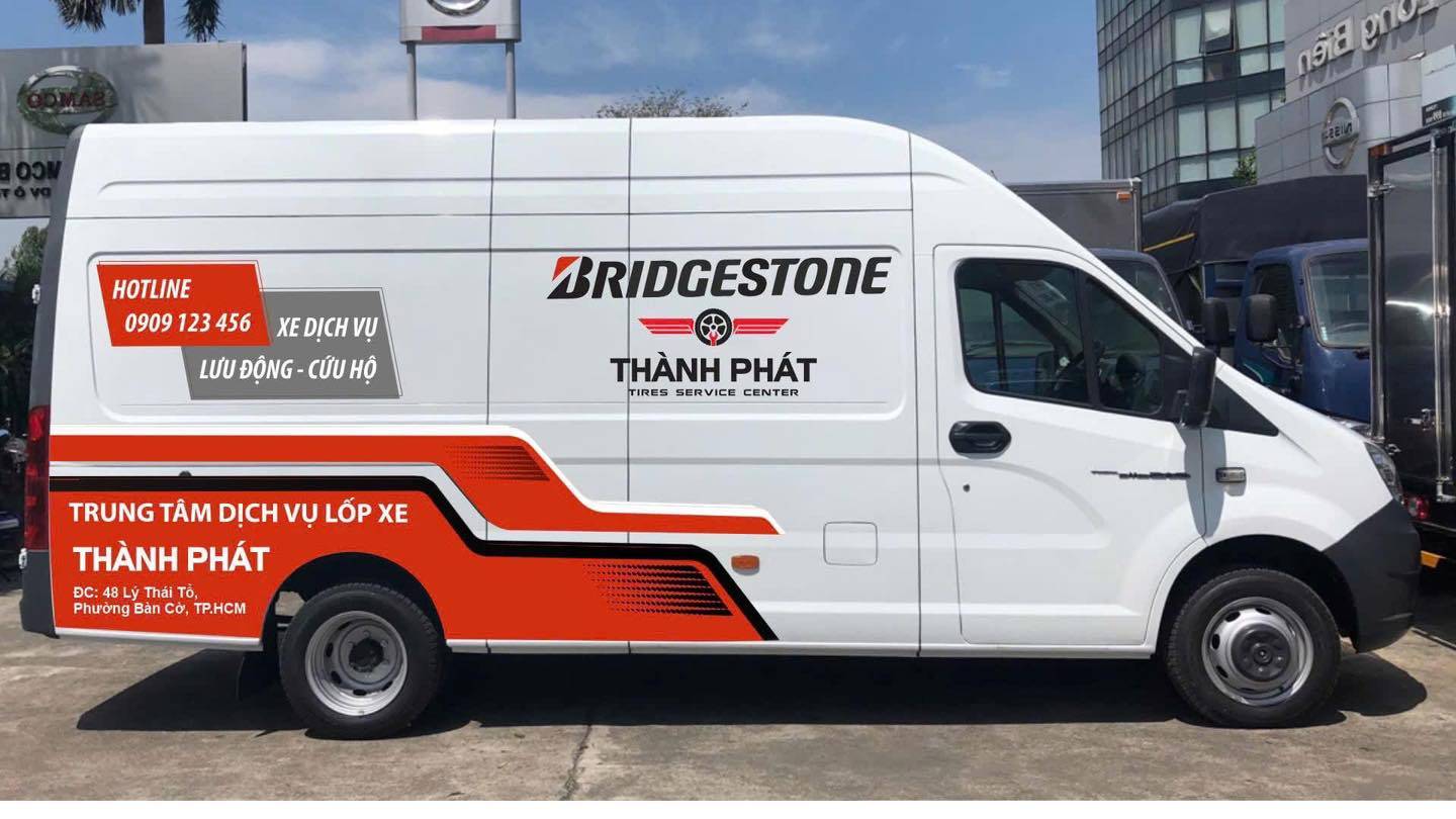 Thành Phát chính thức ra mắt “chiến binh” mới – Xe dịch vụ lưu động Bridgestone