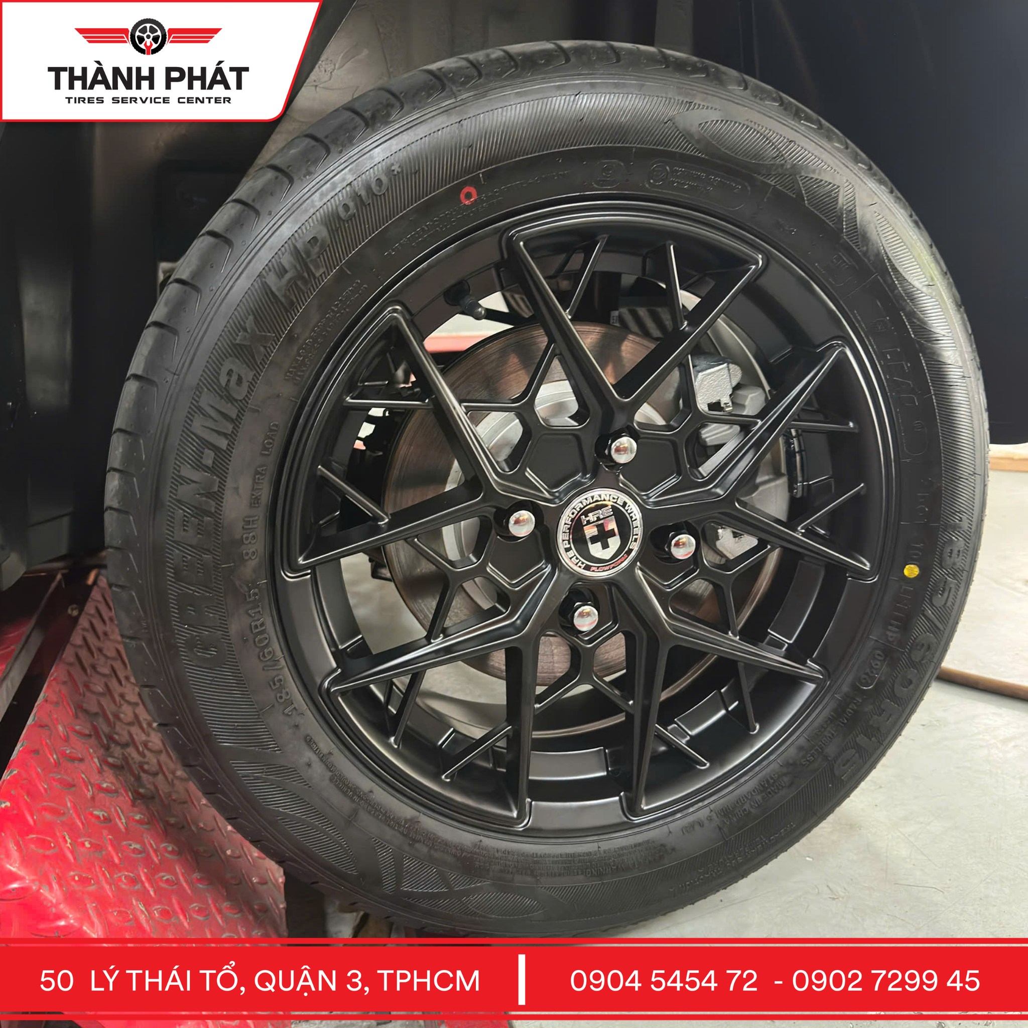 Anh khách chạy Wuling Bingo ghé shop nâng cấp bộ mâm 15inch siêu cưng