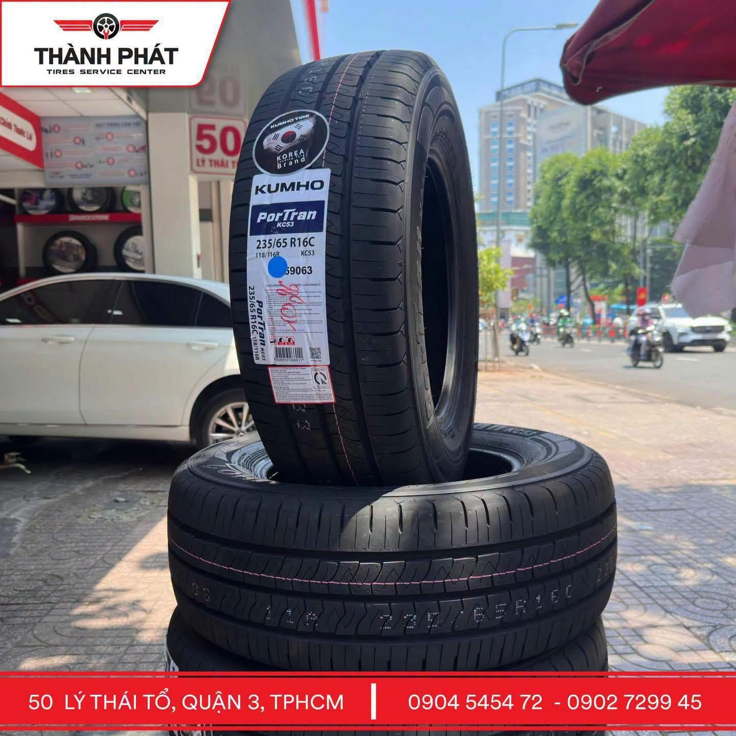 Kumho 235/65R16 dòng lốp xe bền bỉ cho dòng xe Hyundai Solati