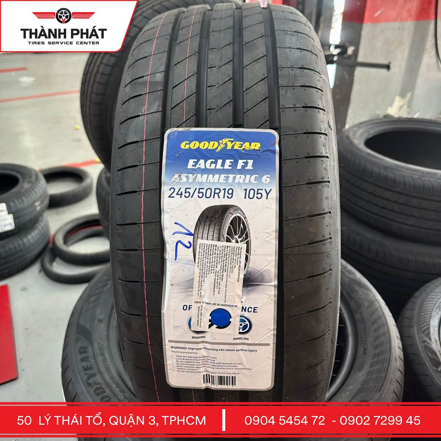 GOODYEAR - Hãng lốp xe hàng đầu của Hoa Kỳ về chất lượng và độ tin dùng của khách hàng