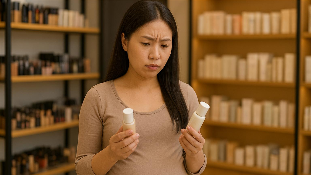 Mẹ bầu có nên dùng mỹ phẩm trang điểm không?