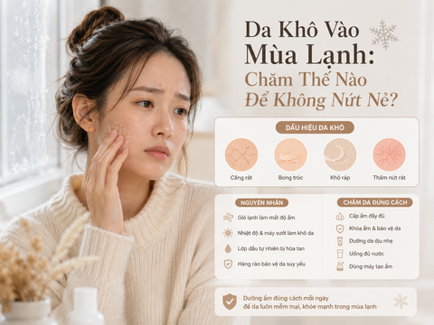 Da Khô Vào Mùa Lạnh: Chăm Thế Nào Để Không Nứt Nẻ?