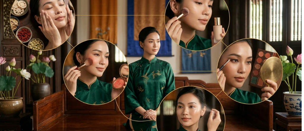 Routine Trang Điểm Với Phấn Nụ Hoàng Cung: 8 Bước Để Có Làn Da Rạng Rỡ Từ Công Thức Cung Đình Huế