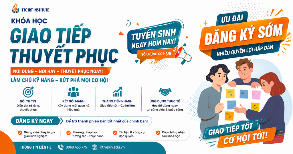Khóa học Kỹ năng Giao tiếp thuyết phục