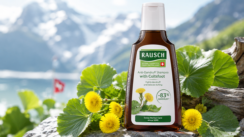 Giải mã ký hiệu -83% GÀU trên chai dầu gội Coltsfoot Thụy Sĩ?