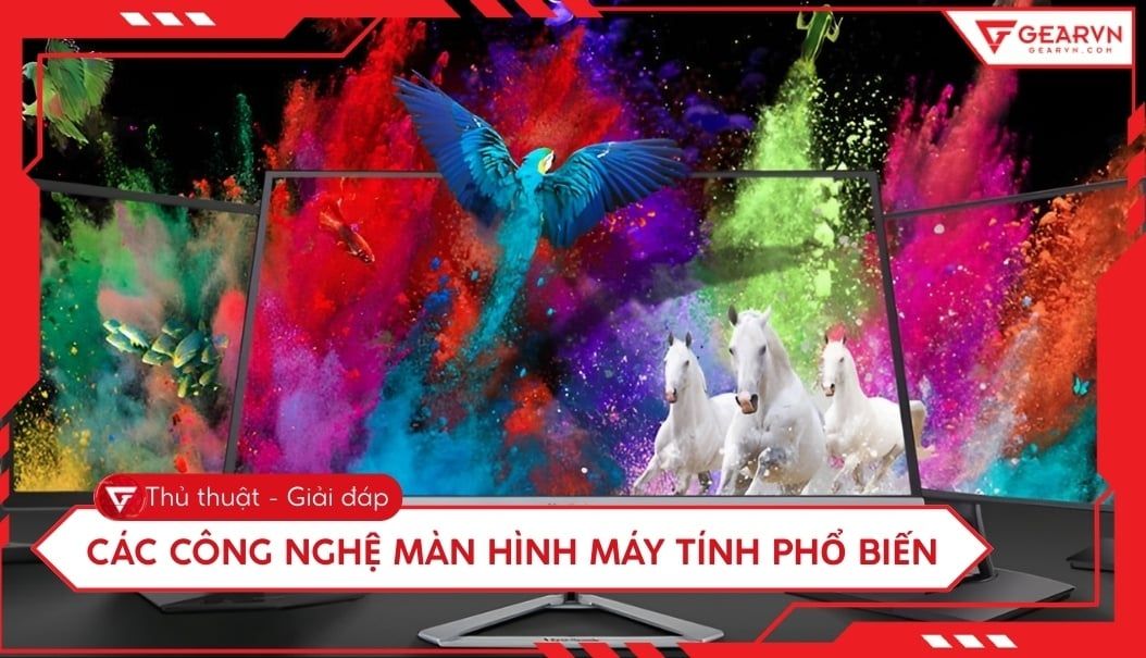 Các công nghệ màn hình máy tính phổ biến nhất hiện nay