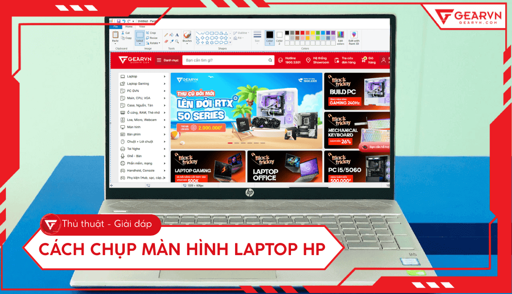 Cách chụp màn hình laptop HP chạy Windows 10/11 cực đơn giản