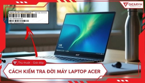 Cách kiểm tra đời máy laptop Acer đơn giản và chính xác nhất
