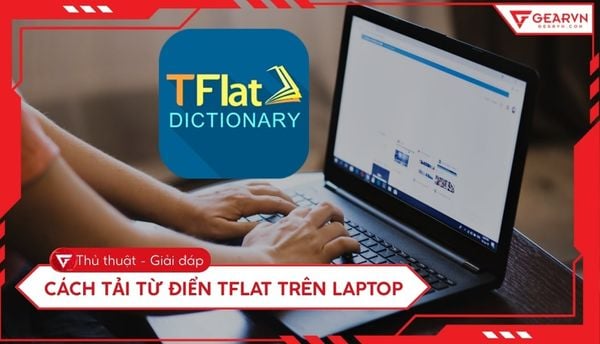 Cách tải từ điển TFlat trên laptop nhanh chóng, dễ hiểu