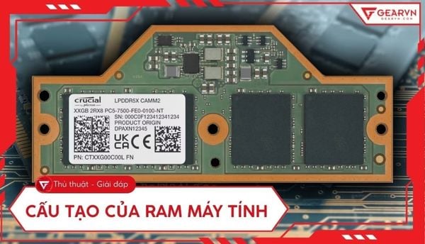Cấu tạo của RAM máy tính: 5 thành phần chính bạn nên biết