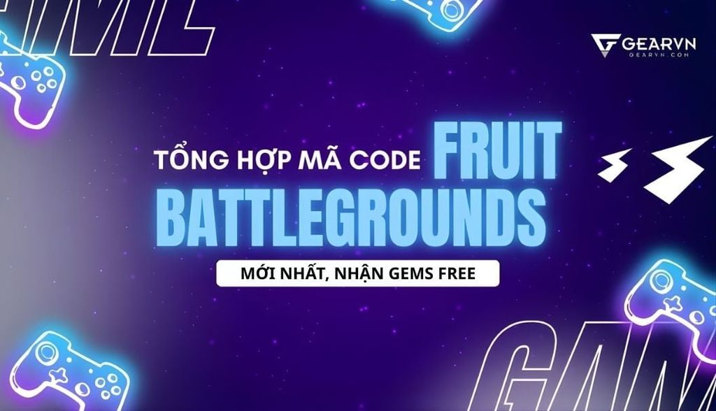 Full danh sách code Fruit Battlegrounds 2025 mới nhất nhận GEMS Free