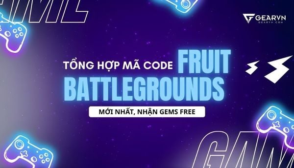 Full danh sách code Fruit Battlegrounds 2025 mới nhất nhận GEMS Free