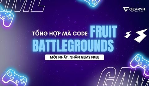 Full danh sách code Fruit Battlegrounds 2025 mới nhất nhận GEMS Free