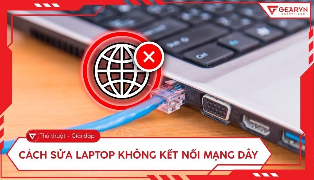 Laptop không kết nối mạng dây: Nguyên nhân và cách sửa hiệu quả