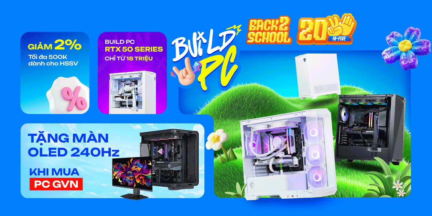 Mua PC nhận ngay ưu đãi hấp dẫn Từ GEARVN dịp B2S 2025