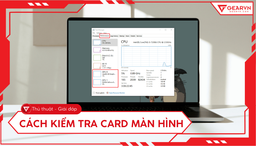 Cách kiểm tra card màn hình: Chi tiết từ A-Z cho máy tính, laptop