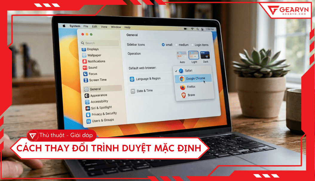 Cách thay đổi trình duyệt mặc định trên Windows và macOS nhanh