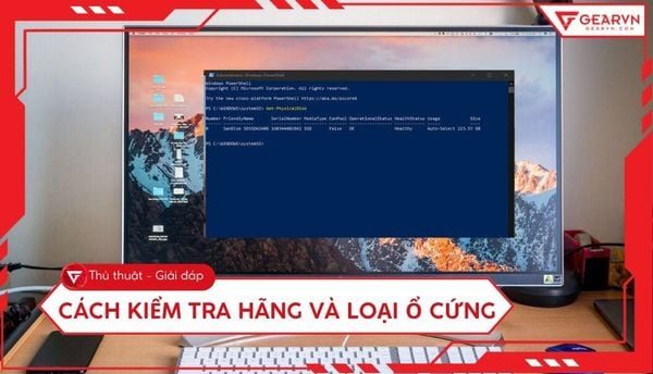 Cách kiểm tra hãng ổ cứng máy tính đang dùng, là SSD hay HDD?