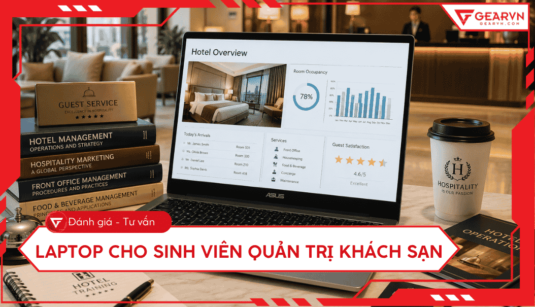 Top 5 laptop cho sinh viên Quản trị khách sạn đáng mua 2026