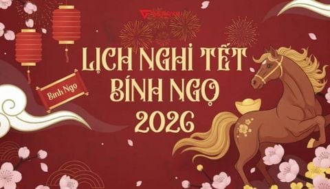 Cập nhật lịch nghỉ Tết Nguyên Đán Bính Ngọ 2026 chuẩn nhất