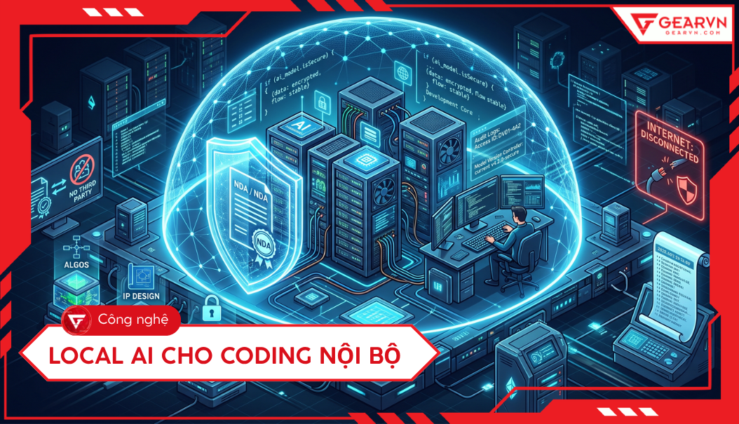 Local AI cho coding nội bộ: Bảo mật source code và cách triển khai
