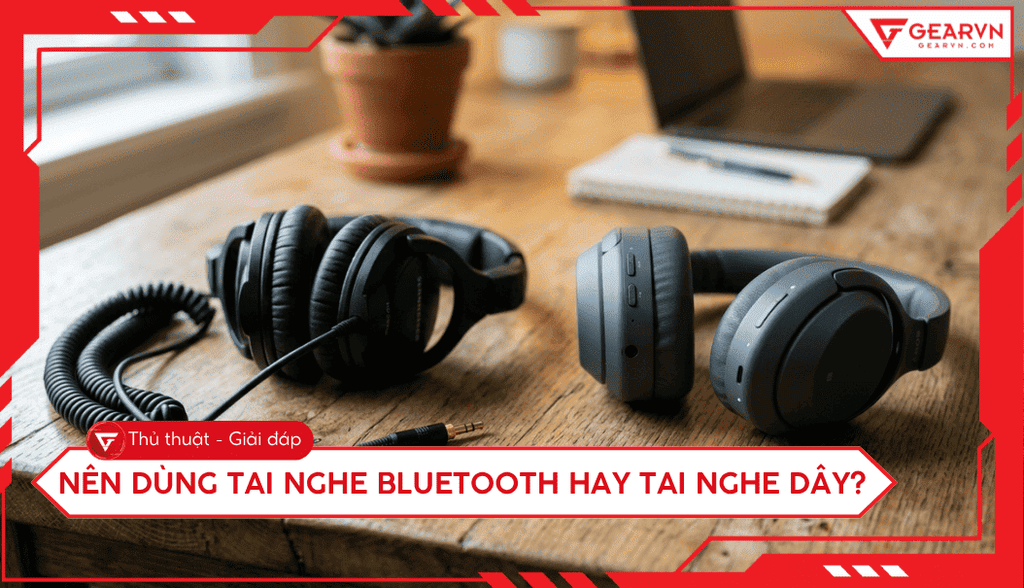 Nên dùng tai nghe bluetooth hay tai nghe dây? Tư vấn chọn mua