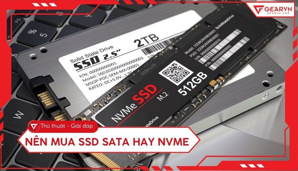 Nên mua SSD SATA hay NVMe? Cách chọn ổ cứng tối ưu nhất 2026