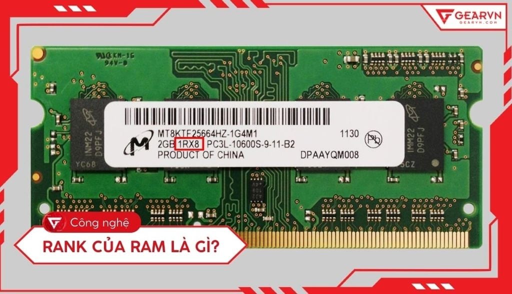 Rank của RAM là gì? Phân biệt Single Rank và Dual Rank chi tiết