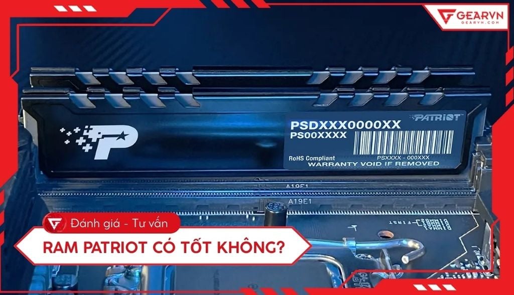 RAM Patriot có tốt không? Đánh giá chi tiết hiệu năng A - Z