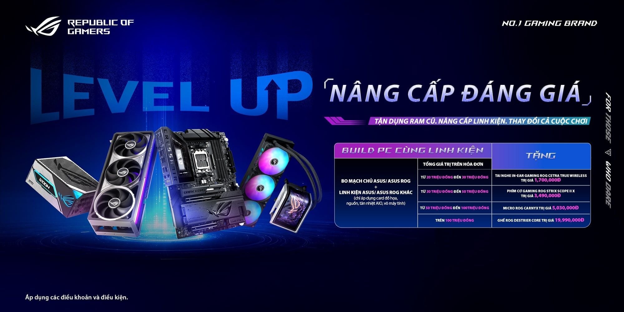 NÂNG CẤP ĐÁNG GIÁ CÙNG ASUS ROG!!!