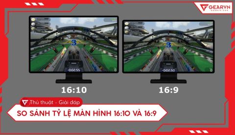 So sánh tỷ lệ màn hình 16:10 và 16:9: Giải trí hay công việc?