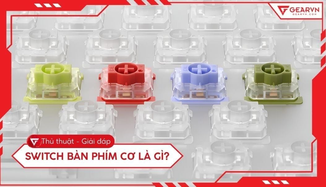 Switch bàn phím cơ là gì? Cách chọn loại switch phù hợp