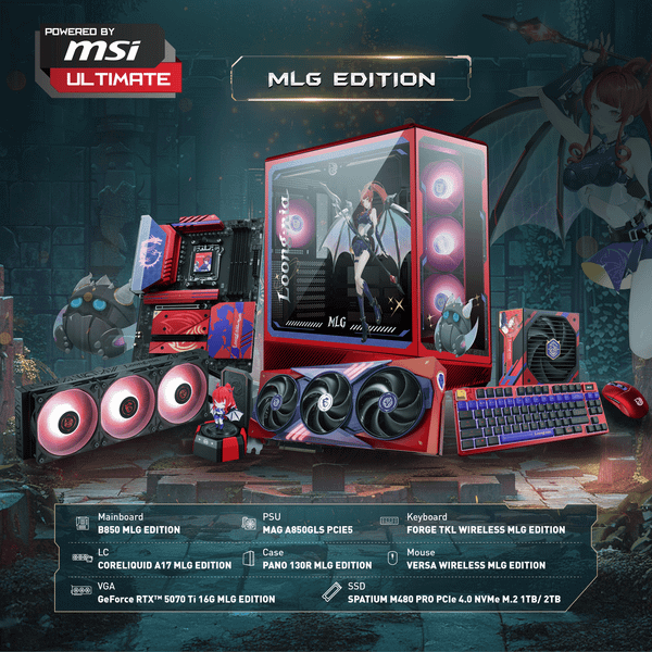 MSI ra mắt vũ trụ MLG – Tôn vinh sáng tạo và sức mạnh game thủ